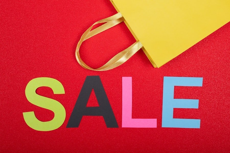 Photo advantageous shopping offer